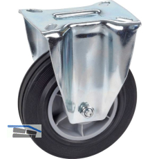 D�RNER + HELMER Bockrolle TPE PP-Felge 125 mm 100 kg