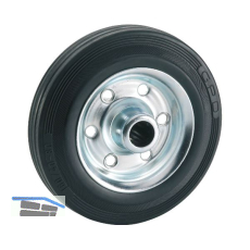 D�RNER + HELMER Rad Vollgummi Stahlfelge 250 mm 250 kg