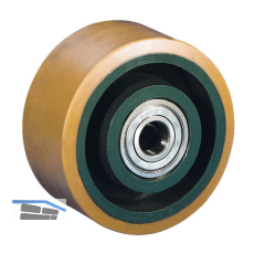 D�RNER + HELMER Rad Polyurethan Guss-Felge 100 mm 380 kg