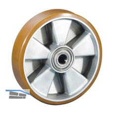 D�RNER + HELMER Rad Polyurethan Alu-Druckguss-Felge 150 mm 600 kg