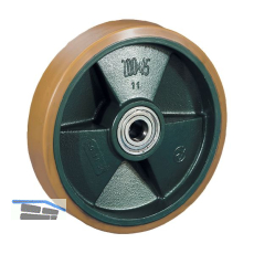 D�RNER + HELMER Rad Polyurethan-Bereifung 250 mm 1200 kg