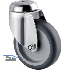 TENTE Lenkrolle Edelstahl R�ckenloch 75 mm 75 kg