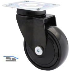 WAGNER Lenkrolle Kunstoff-Rad schwarz 75 mm 75 kg