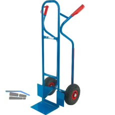 Stahl Rodel gesch�umte R�der Tragkraft 250 kg Schaufelgr��e 270 x 200 mm