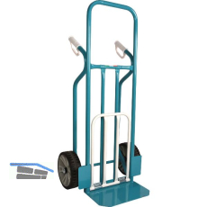 Stahl Rodel gesch�umte R�der Tragkraft 250 kg Schaufelgr��e 530 x 330 mm