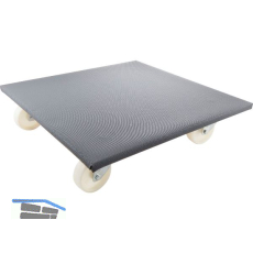 Transportroller Jumbo Polyamid Rad � 100 mm Tragkraft 350 kg/Platte 600 x 600mm