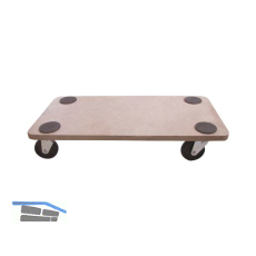 D�RNER + HELMER M�belroller Economy 590 x 290 mm m, Kunststoffrollen 200 kg