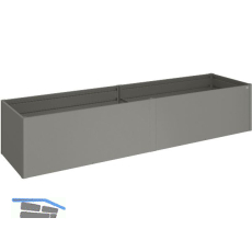 BIOHORT HochBeet Gr. 4x1 quarzgrau-metallic