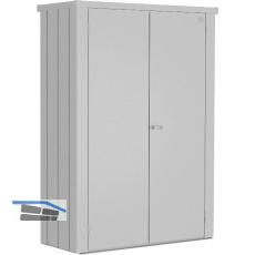 BIOHORT Terrassenschrank Romeo L High silber-metallic