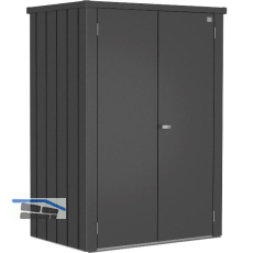 BIOHORT Terrassenschrank Romeo L High dunkelgrau-metallic