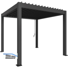 BIOHORT Pergola Gr. 4 x 3,5 dunkelgrau