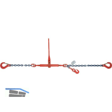 Zurrkettensystem ZKS G80 L�nge 3500 mm � 10 mm