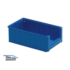 Sichtlagerkasten blau 400 x 234 x 140 mm