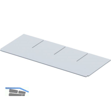 Trennwand wei� f�r Eurokasten 40 x 30 x 12 cm L