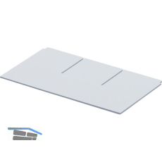 Trennwand wei� f�r Eurokasten 60 x 40 x 22 cm K