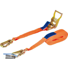 Zurrgurt 2-teillig mit Ratsche und Karabiner 2000 kg 6 m