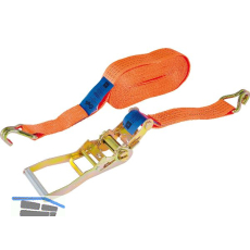 Zurrgurt 2-teilig mit Ratsche 4000 kg 12 m