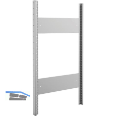 META Steckrahmen 1025 x 500 mm inkl. Steckprofil u. Steck-Tiefensteife verzinkt