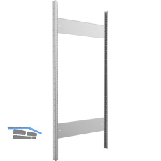 META Steckrahmen 1500 x 600 mm inkl. Steckprofil u. Steck-Tiefensteife verzinkt