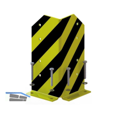 META Rammschutzecke schwarz/gelb H�he 400 mm