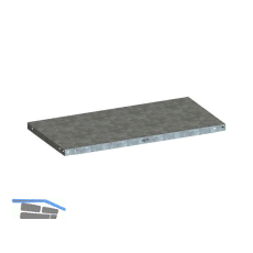 META Fachboden V100 verzinkt 1000 x 500 mm Tragkraft 100 kg