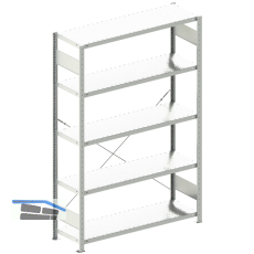 META Steck-Grundregal 2000 x 1300 x 400 mm 5 Fachb�den 230 kg