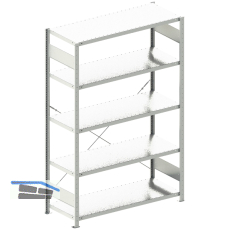 META Steck-Grundregal 2000 x 1300 x 500 mm 5 Fachb�den 230 kg