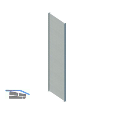 META Vollwandrahmen verzinkt H�he 2000 mm Tiefe 600 mm