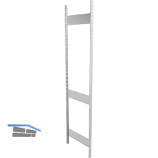 META Steckrahmen 2500 x 600 mm inkl. Steckprofil u. Steck-Tiefensteife verzinkt