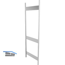 META Steckrahmen 2500 x 800 mm inkl. Steckprofil u. Steck-Tiefensteife verzinkt