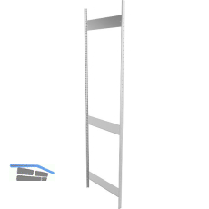 META Steckrahmen 3000 x 800 mm inkl. Steckprofil u. Steck-Tiefensteife verzinkt