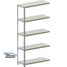 META Schraubregal Anbauset 2000 x 1000 x 400 mm Tragkraft 150 kg