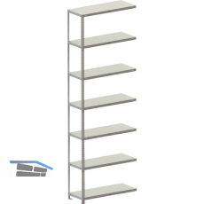 META Schraubregal Anbauset 3000 x 1000 x 400 mm Tragkraft 150 kg