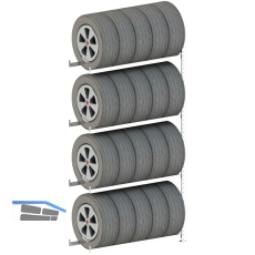 META Reifen Steck-Anbauregal 2500 x 1300 x 400 mm 150 kg