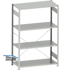 META Steck-Grundregal 2000 x 1300 x 600 mm 4 Fachb�den 230 kg