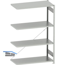 META Steck-Anbauregal 2000 x 1300 x 600 mm 4 Fachb�den 230 kg