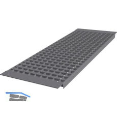 Gitterrostboden eingelegt 2700 x 1100 mm