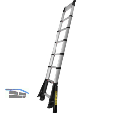 JUST Anlege-Teleskopleiter Telestep Prime 11 Sprossen 0,87 - 3,5 m