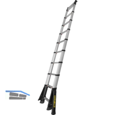 JUST Anlege-Teleskopleiter Telestep Prime 13 Sprossen 0,93 - 4,10 m