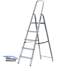Alu Haushaltsleiter mit Plattform Stufen=5 Arbeitsh�he=3,1 m