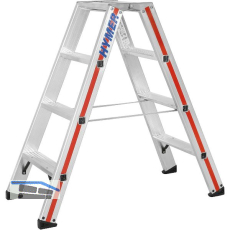 HYMER Alu-Stufen-Stehleiter Type 8024 Stufen=2 x 4 L�nge=1,04 m