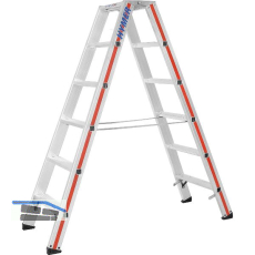 HYMER Alu-Stufen-Stehleiter Type 8024 Stufen=2 x 6 L�nge=1,53 m