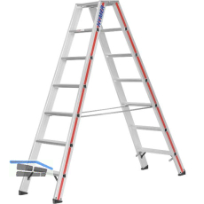 HYMER Alu-Stufen-Stehleiter Type 8024 Stufen=2 x 7 L�nge=1,80 m