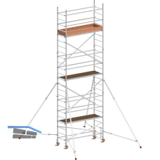 HYMER Alu-Fahrger�st mit Ausleger 7077/07 Standh�he=5,27m