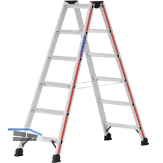 HYMER Alu-Stufen-Stehleiter Type 4024 Stufen=2 x 6 L�nge=1,53 m
