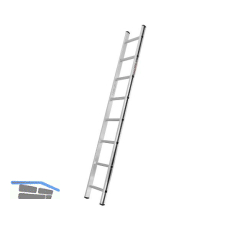 ALU-PRO Sprossen-Anlegeleiter Type 70011 Sprossen=8 L�nge=2,31 m