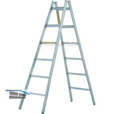 JUST Alu-Doppelstehleiter Type 52 Sprossen=11 L�nge=3,47 m