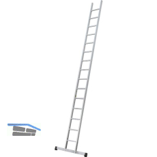 JUST Alu-Anlege-Industrieleiter einteilig Type 50 Sprossen=18 L�nge=5,29 m