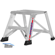 ALU-PRO Klapptritt Type 71020 Stufen=2 L�nge=0,69 m