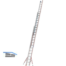 HYMER Alu Seilzugleiter 3 x 14 Sprossen Type 6261 L�nge=4,18/9,80 m